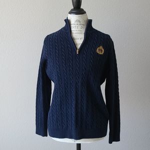 Vintage Ralph Lauren Women's Quarter Zip Pullover